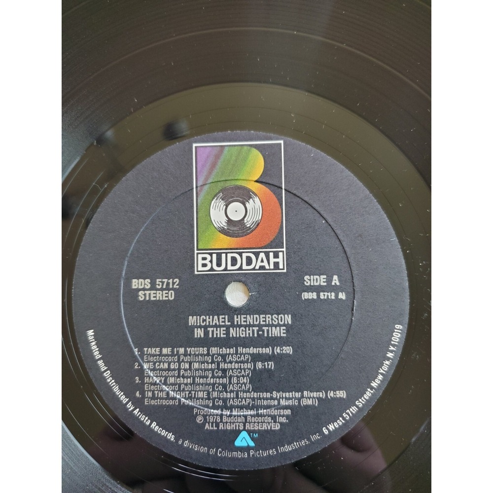 Michael Henderson - In The Night Time LP Buddah BDS 5712 VG+ Tested - Picture 6 of 8